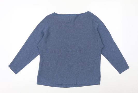 Womens UK Size XS H&M Blue Pullover Jumper