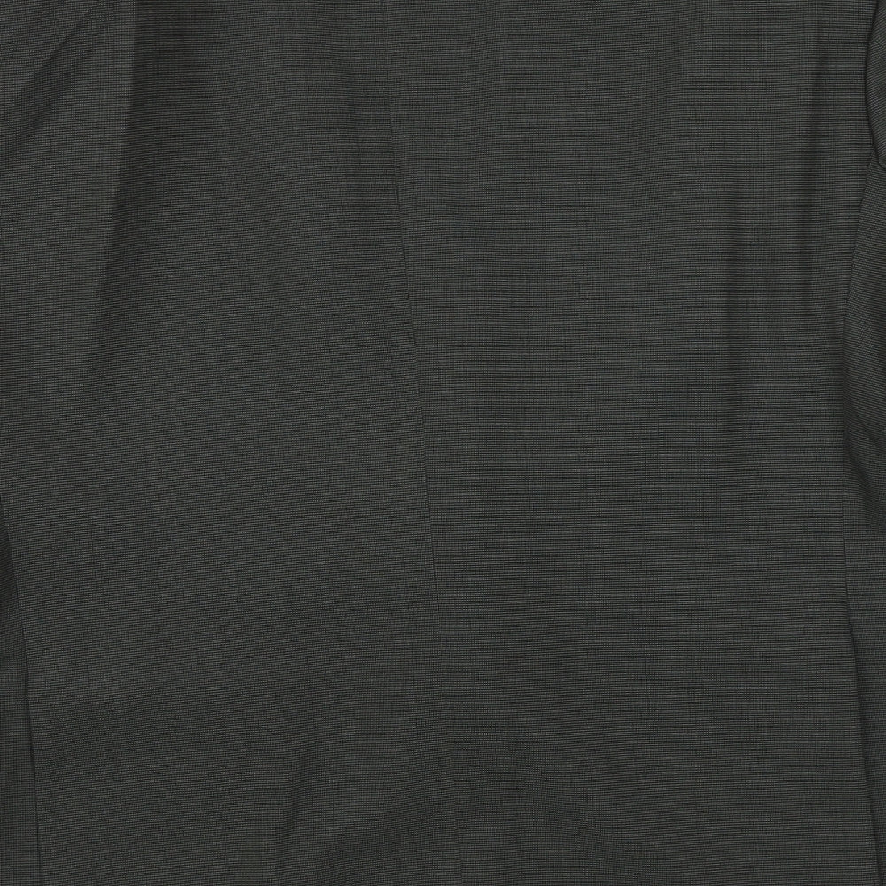 Mens UK Size 44 Charlton Gray Regular Green Suit Jacket