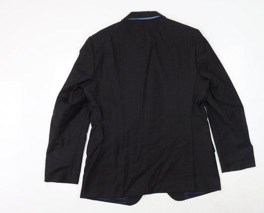 Mens UK Size 40 Marks and Spencer Regular Black Suit Jacket
