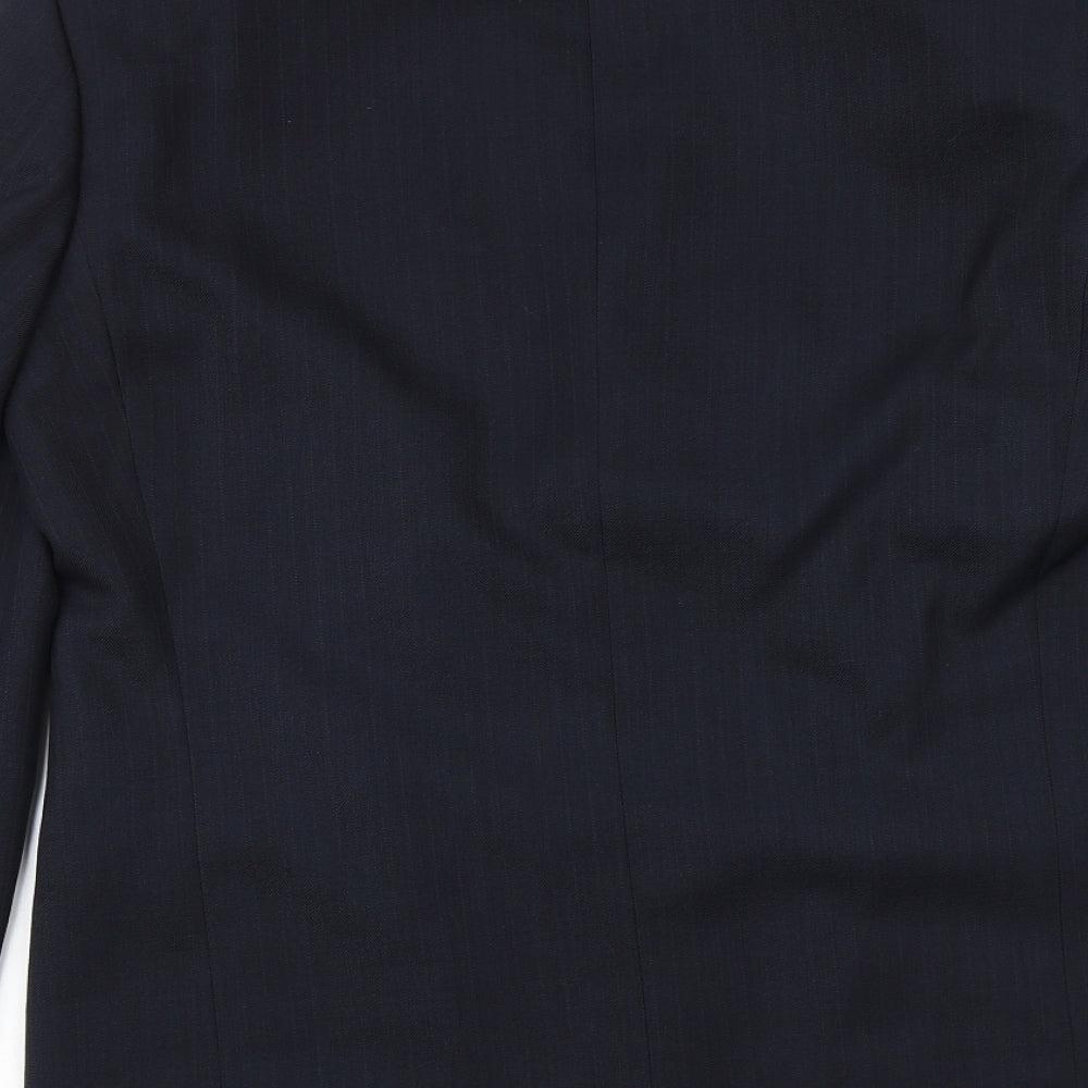 ARMANDO Mens Blue Polyester Jacket Suit Jacket Size 38 Regular