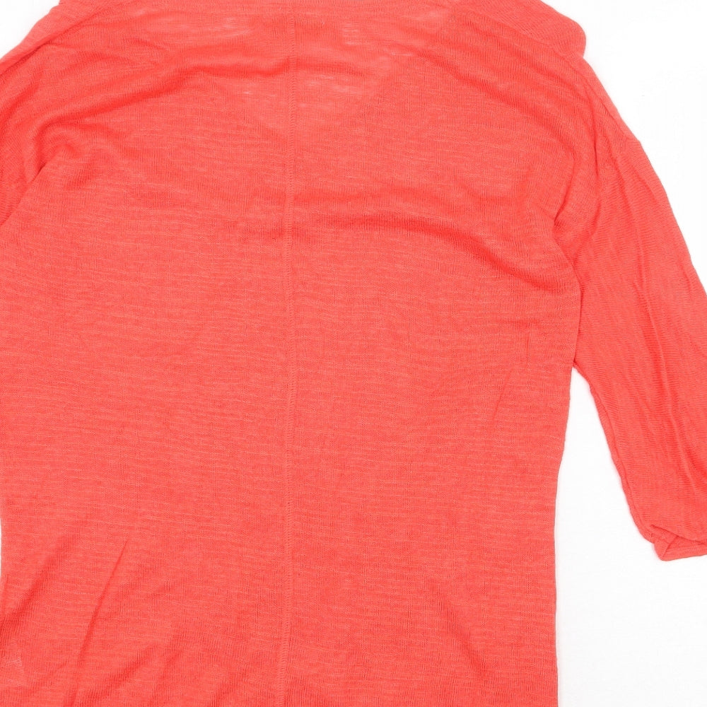 Womens UK Size 10 Monsoon Red Basic Blouse