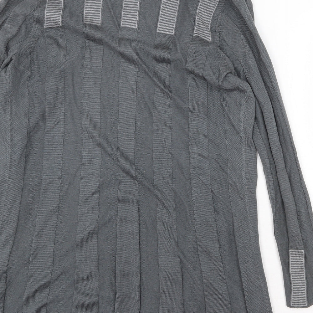 Womens UK Size 10 Marks and Spencer Grey Cardigan Jumper