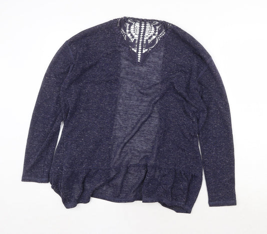 Womens UK Size 12 Marks and Spencer Blue Cardigan Jumper