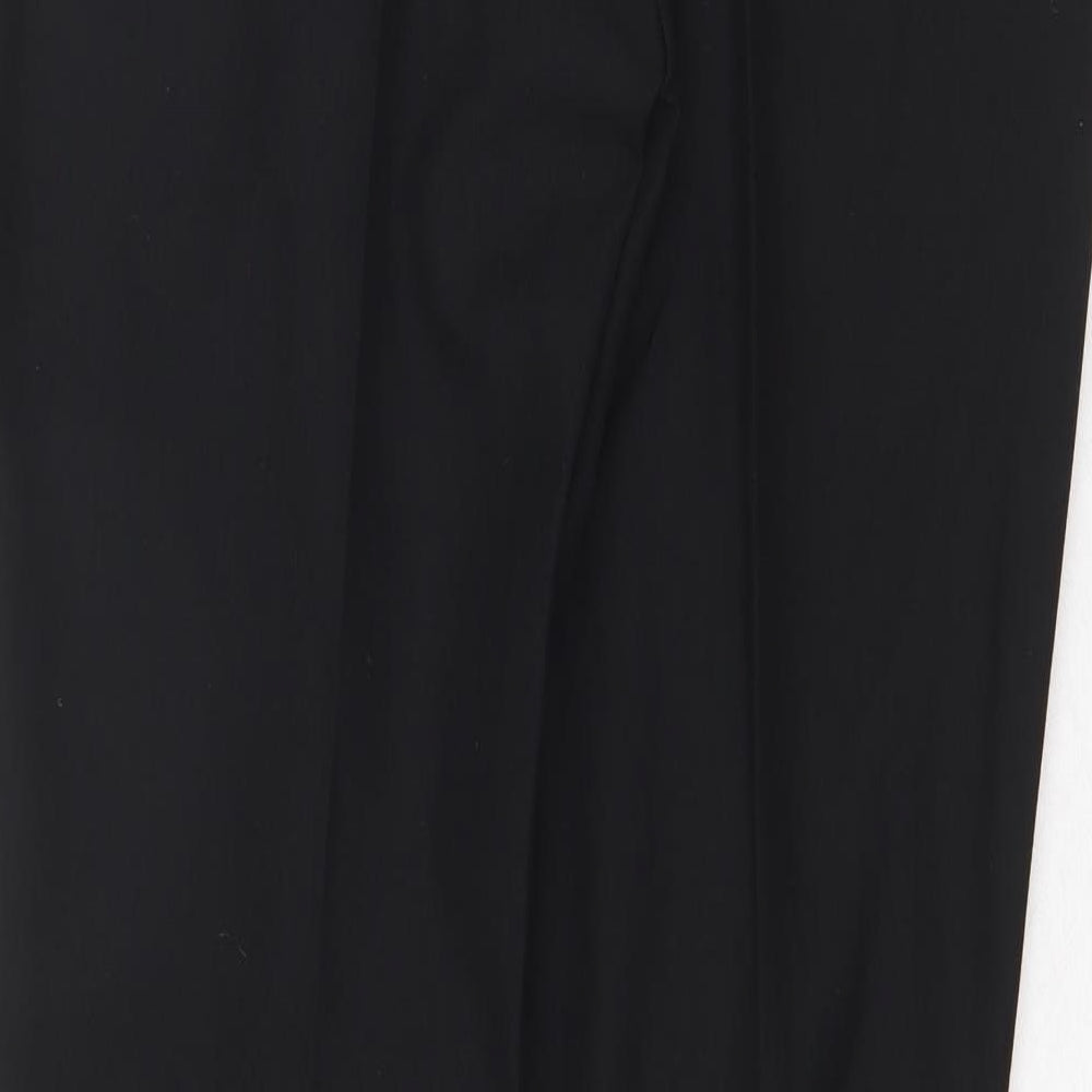 Womens UK Size 8 Select Regular Fit Black Trousers