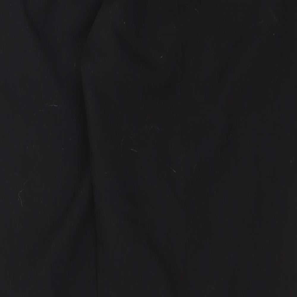 Womens UK Size 10 Dorothy Perkins Regular Fit Black Trousers