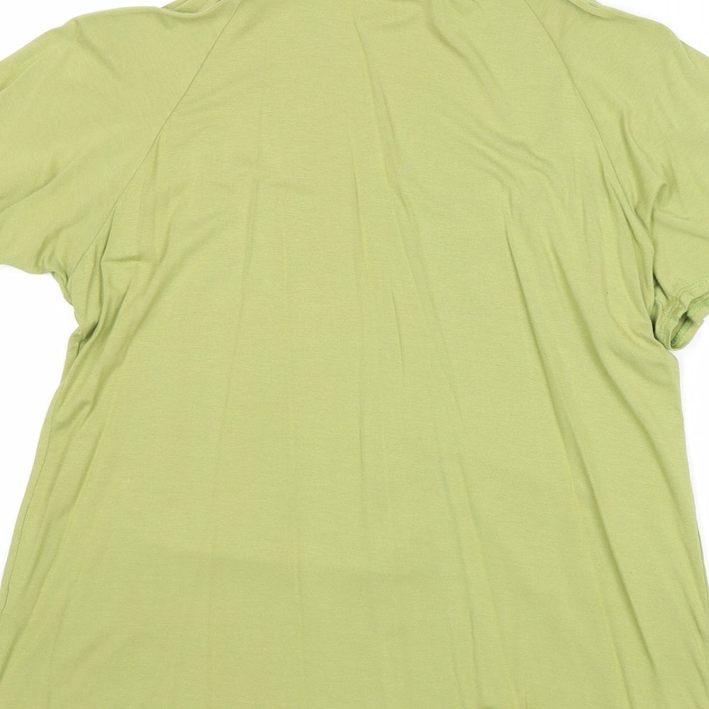 Womens UK Size 16 BHS Green Basic Blouse