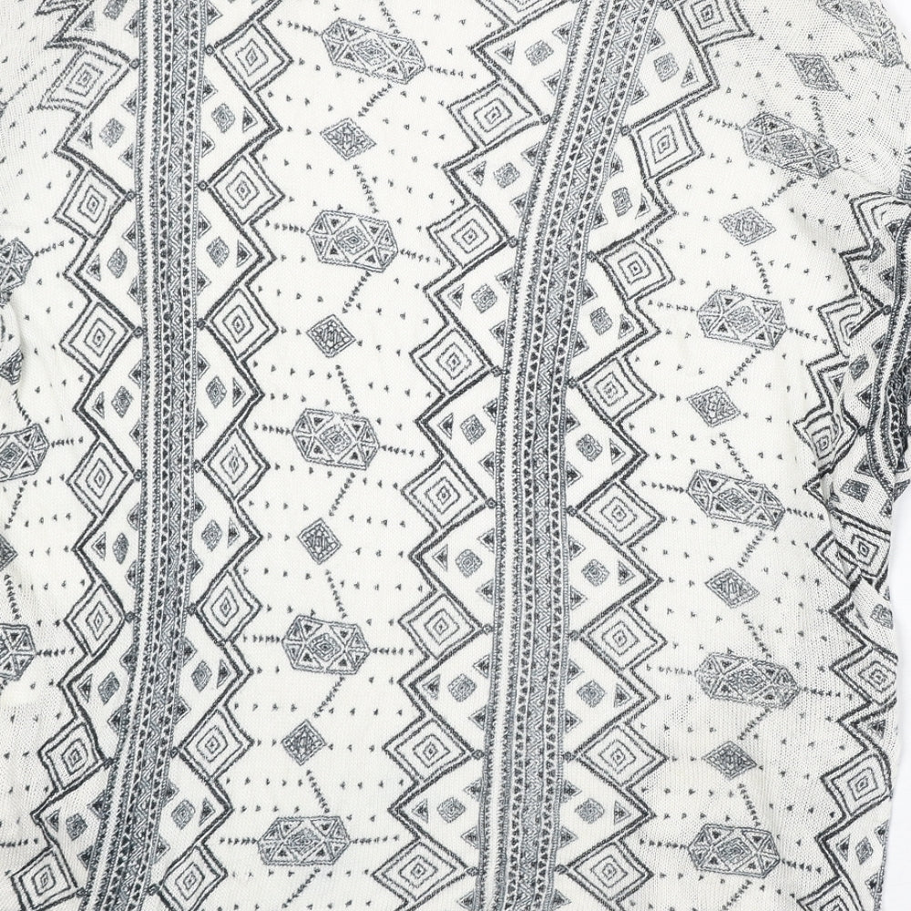 Womens UK Size S H&M Ivory Cardigan Jumper