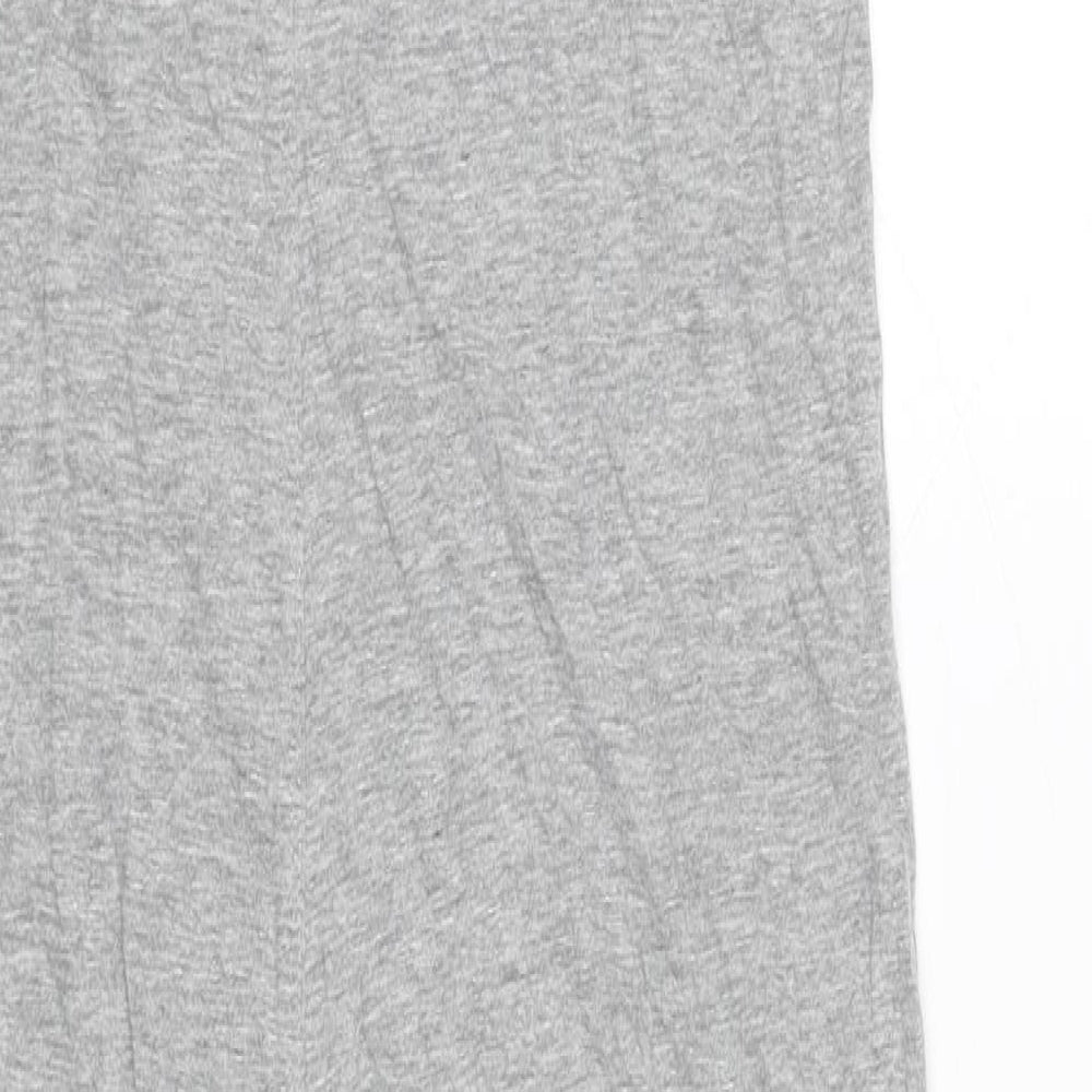 Brave Soul Womens Green Cotton Tank Dress Size M Round Neck Pullover