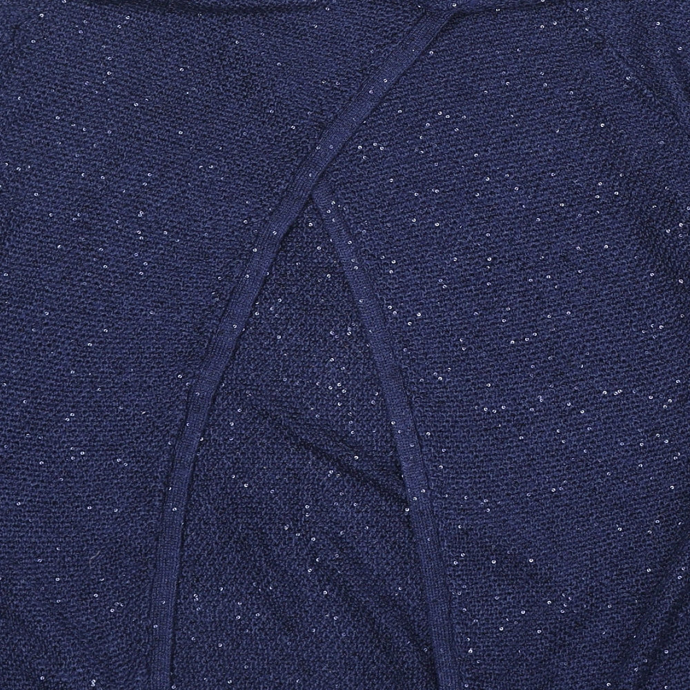 Womens UK Size S Monsoon Blue Pullover Jumper