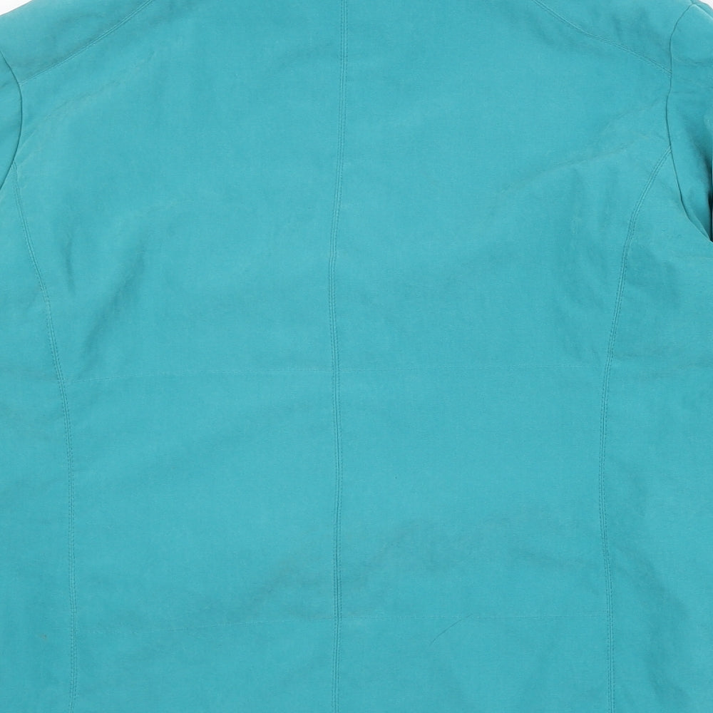 Klass Womens Blue Jacket Size 8 Zip