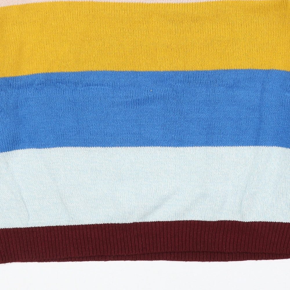 Womens UK Size L Divided by H&M Multicoloured Pullover Jumper