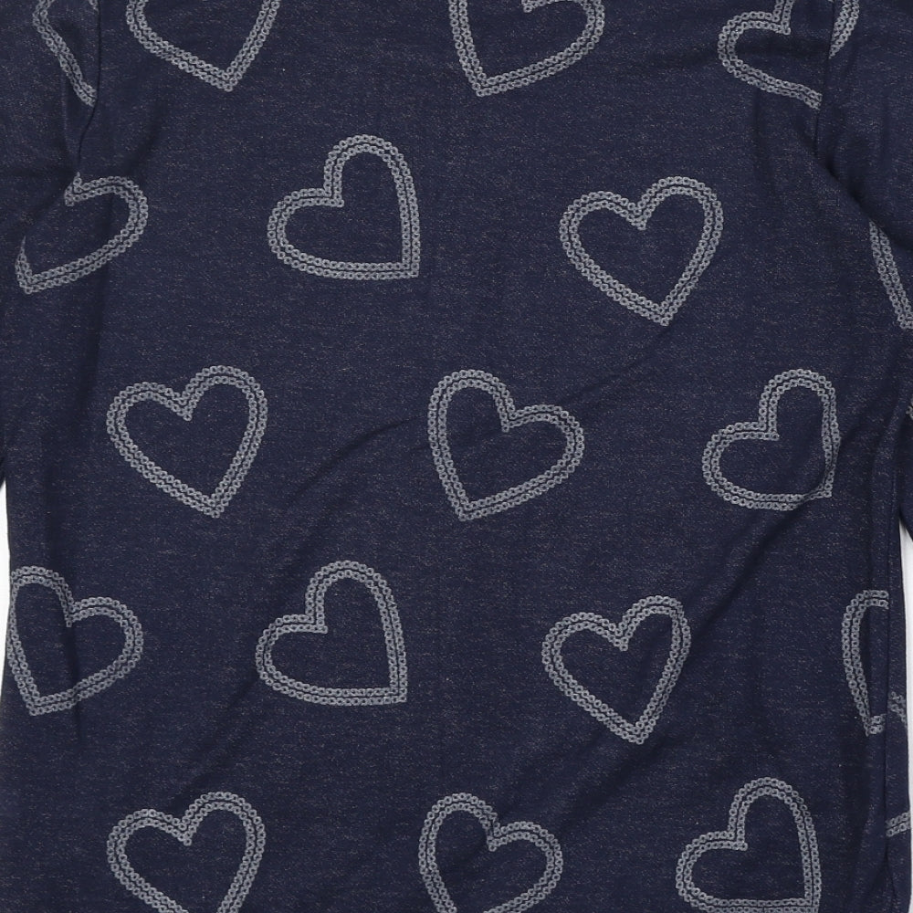 Womens UK Size 10 Marks and Spencer Blue Pullover Sweatshirt