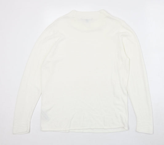 Womens UK Size 14 Bonmarché Ivory Pullover Jumper