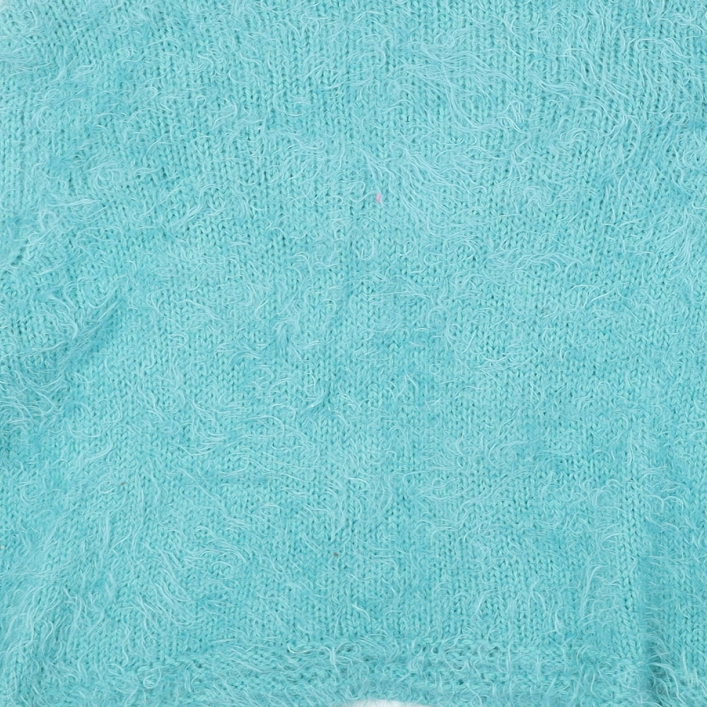 Womens UK Size L Marks and Spencer Blue Cardigan Jumper