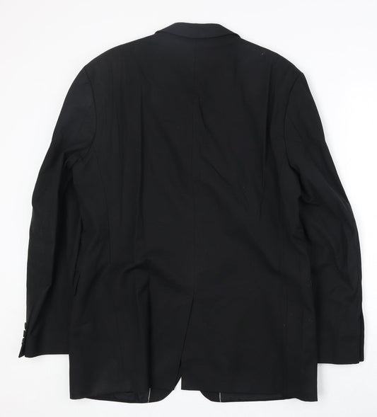 Mens UK Size 40 Burton Regular Black Suit Jacket
