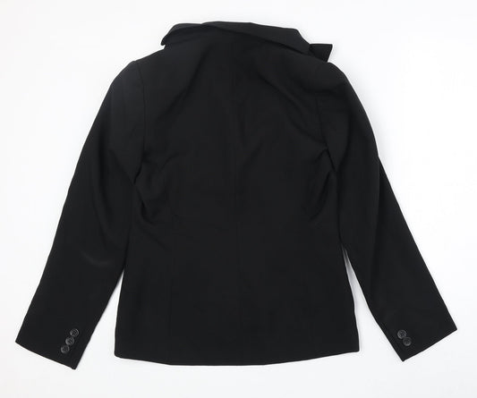Dorothy Perkins Womens Black Polyester Jacket Blazer Size 12