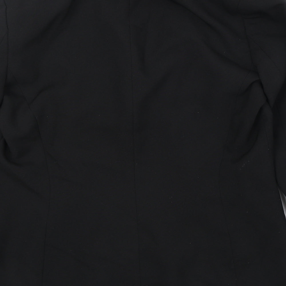 Dorothy Perkins Womens Black Polyester Jacket Blazer Size 12