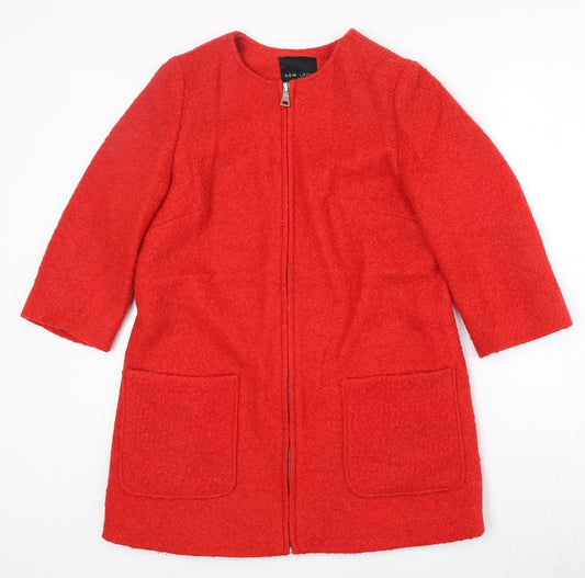 Womens UK Size 12 New Look Red Jacket