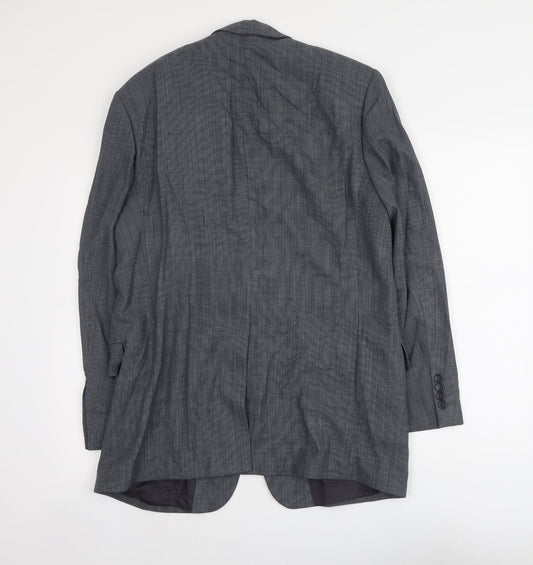 Mens UK Size 40 Marks and Spencer Regular Grey Suit Jacket