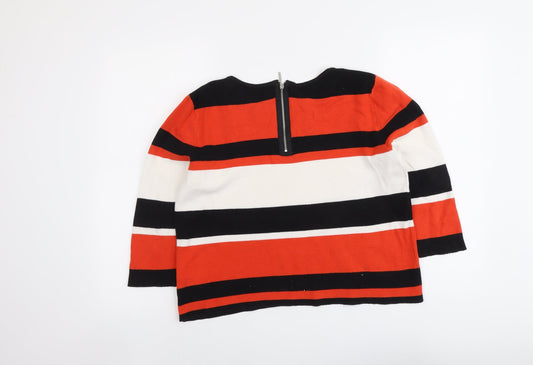 Womens UK Size L Oasis Multicoloured Pullover Jumper