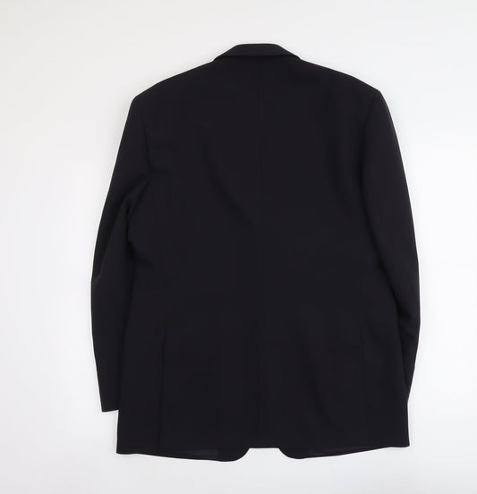Mens UK Size L Greenwoods Regular Black Suit Jacket