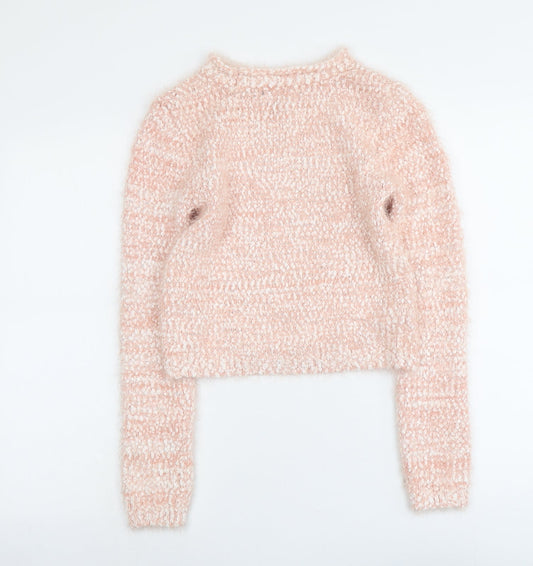 Womens UK Size S FOREVER 21 Pink Pullover Jumper
