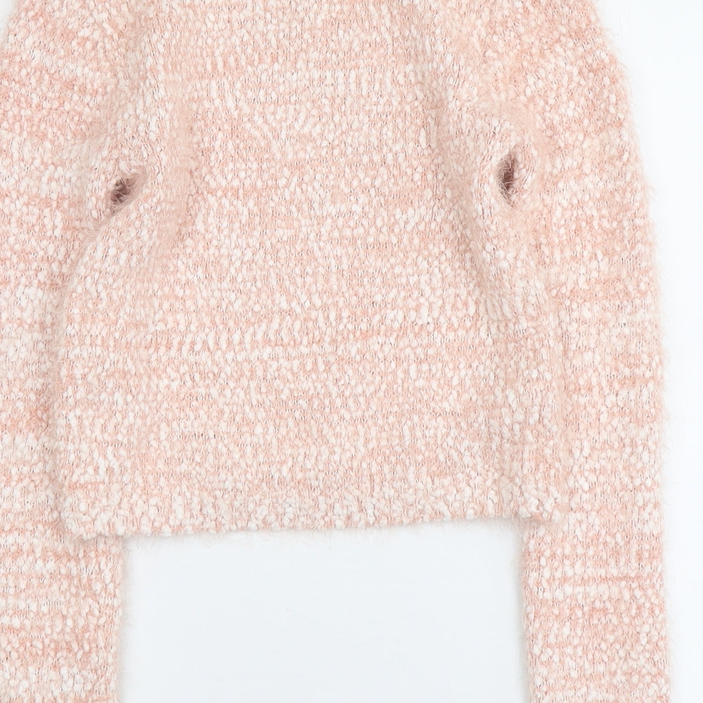 Womens UK Size S FOREVER 21 Pink Pullover Jumper