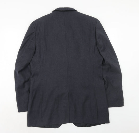 Mens UK Size 42 Burton Regular Blue Suit Jacket
