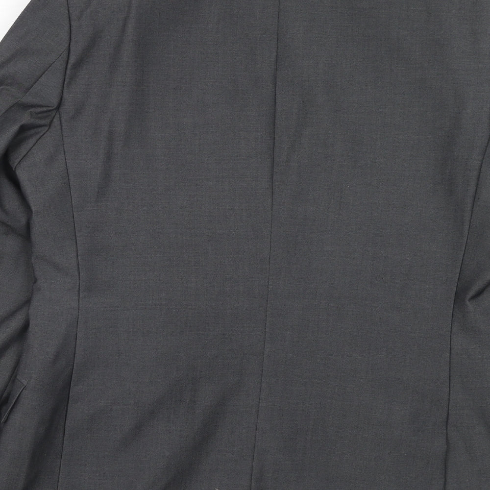 Mens UK Size 38 New Look Regular Grey Suit Jacket