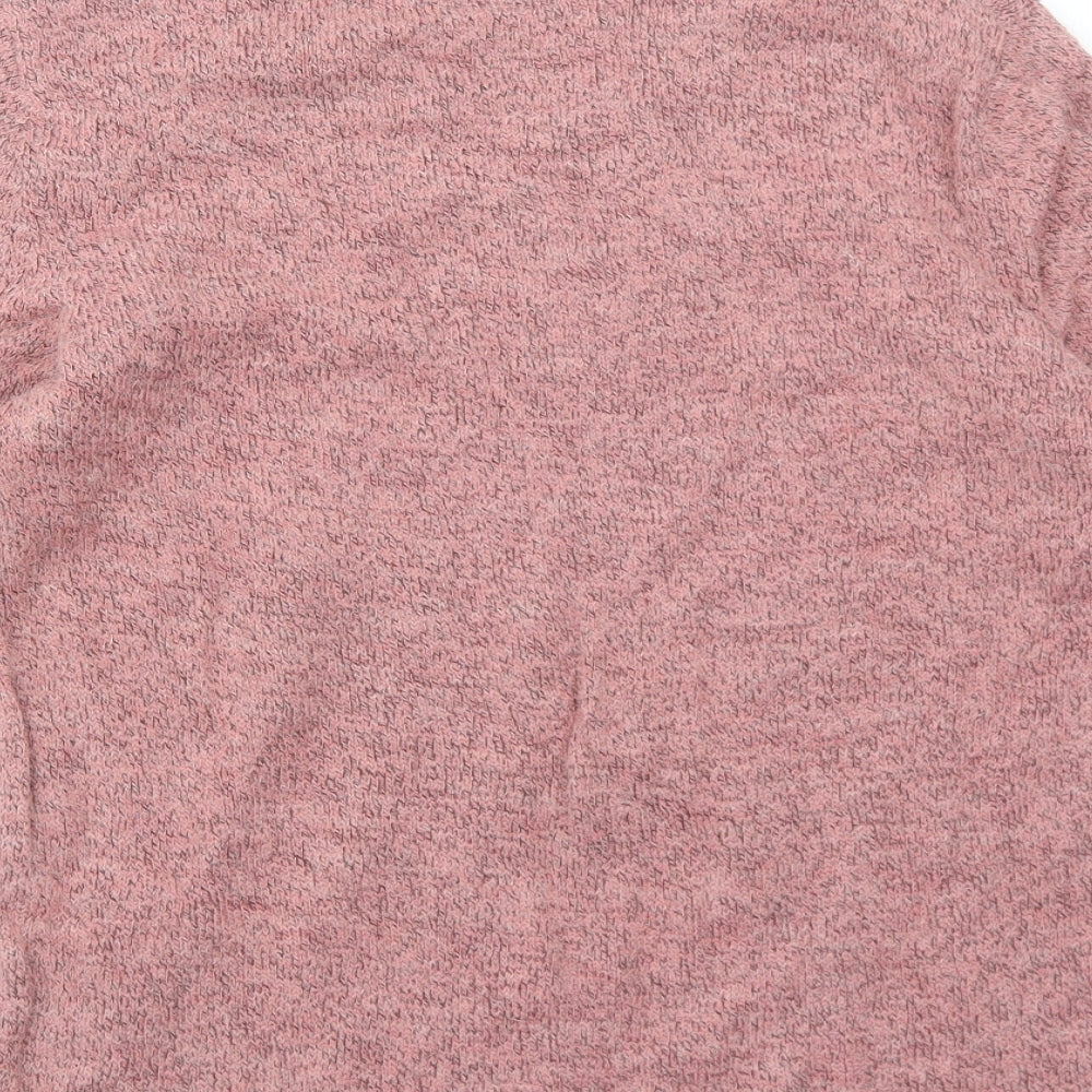 Womens UK Size 10 Damart Pink Pullover Jumper