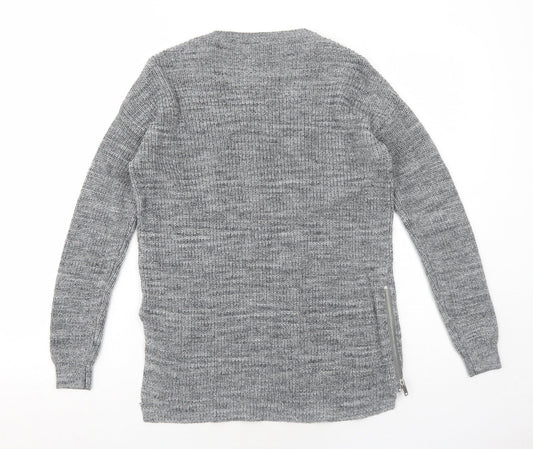 Womens UK Size XS H&M Grey Pullover Jumper