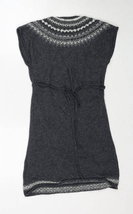 Womens UK Size S H&M Grey Pullover Jumper