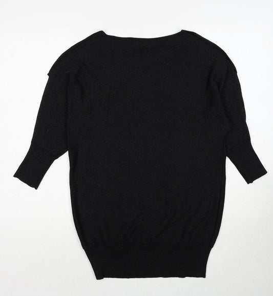 Womens UK Size S Wallis Black Pullover Jumper