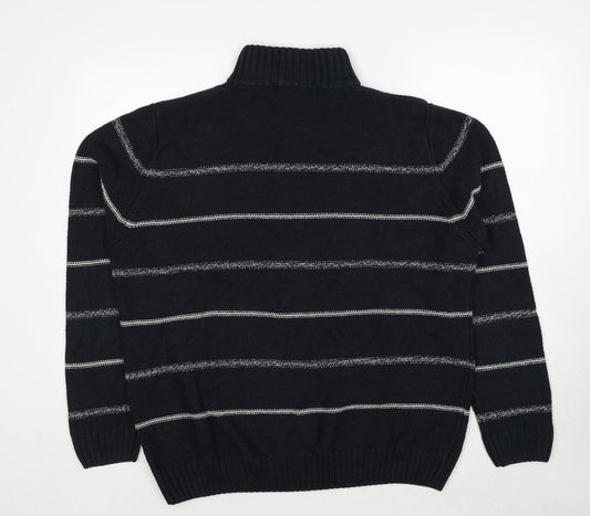 Mens UK Size L BHS Blue Pullover Sweatshirt