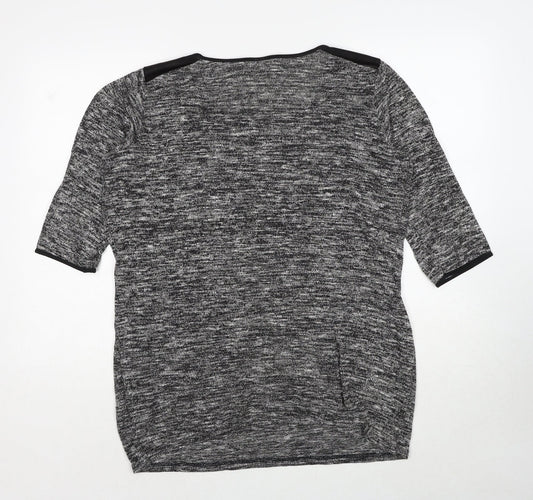 Womens UK Size 12 Miss Selfridge Grey Pullover Jumper