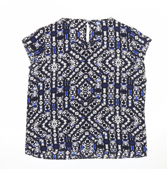 Womens UK Size 14 Only Blue Basic Blouse