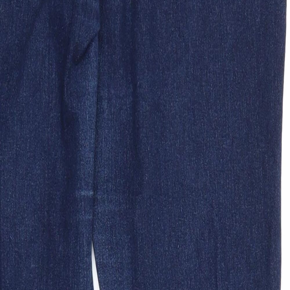 Womens UK Size 32 in H&M Regular Fit Straight Blue Jeans