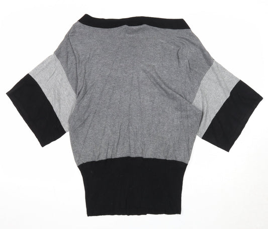 Womens UK Size S Wallis Grey Pullover Jumper