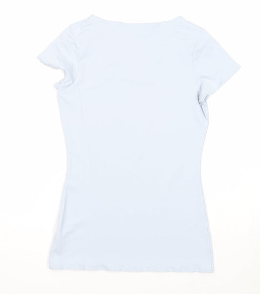 Womens UK Size 6 Savida Blue Basic T-Shirt