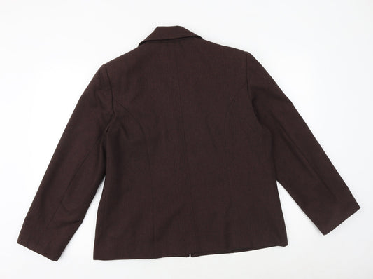 Womens UK Size 16 EWM Brown Jacket