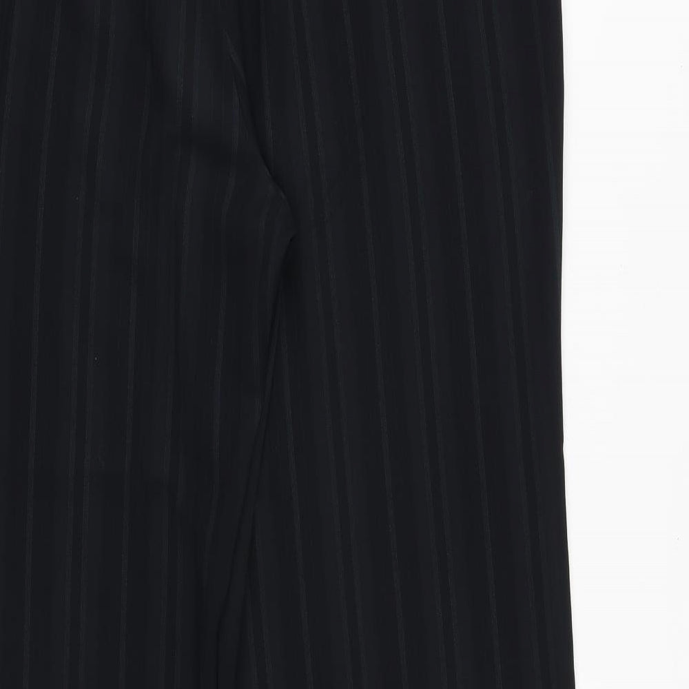 Womens UK Size 20 AMARANTO Regular Fit Dress Pants Blue Trousers