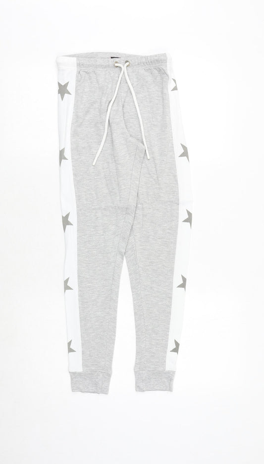Womens UK Size 8 Boux Avenue Regular Fit Jogger Grey Trousers