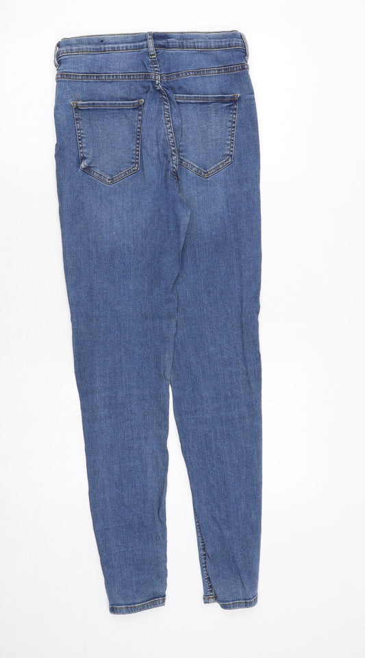 Womens UK Size 6 Amisu Regular Fit Skinny Blue Jeans