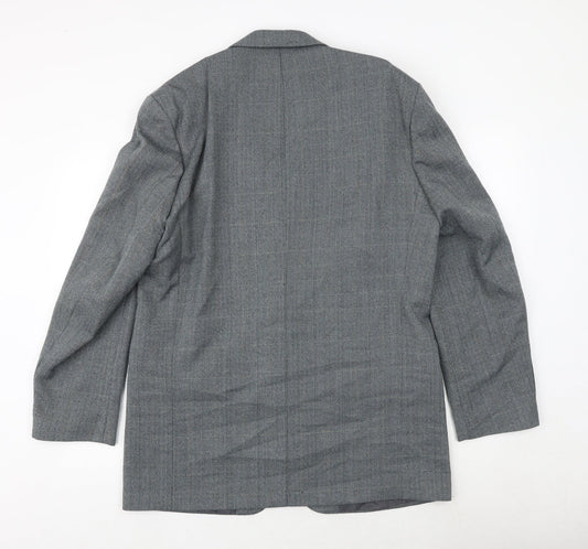 Mens UK Size 42 BHS Regular Blue Suit Jacket