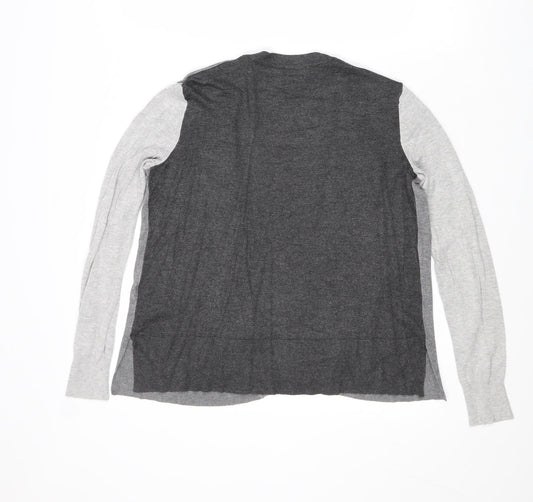 Womens UK Size 10 Marks and Spencer Grey Cardigan Jumper