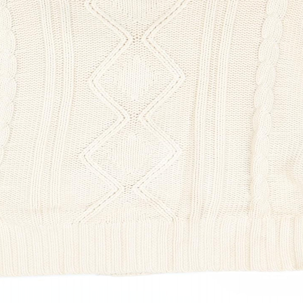 Womens UK Size 12 Marks and Spencer Beige Pullover Jumper