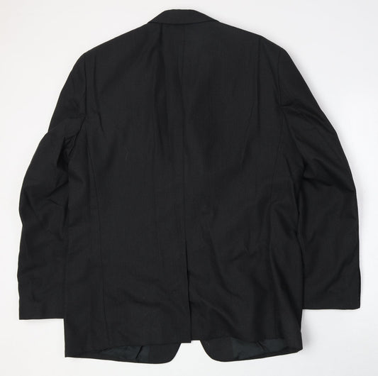 Mens UK Size 42 Ciro Citterio Regular Black Suit Jacket
