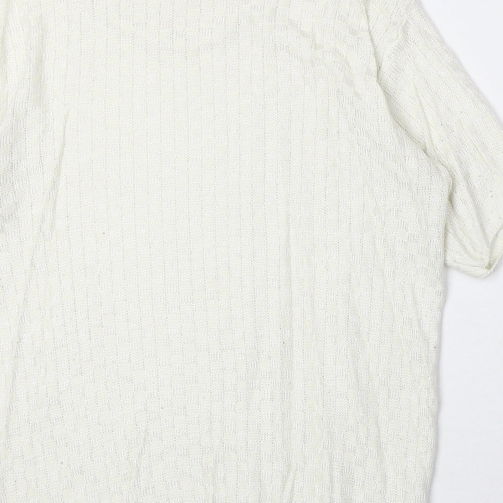 Womens UK Size M Kaleidoscope Ivory Pullover Jumper