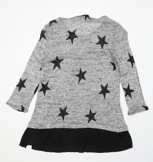 Womens UK Size M Wallis Grey Pullover Jumper
