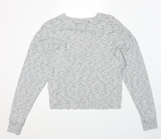 Womens UK Size 6 Topshop White Basic T-Shirt